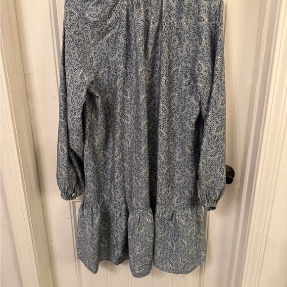H&M blueish/gray baby doll dress - Picture 3 of 8